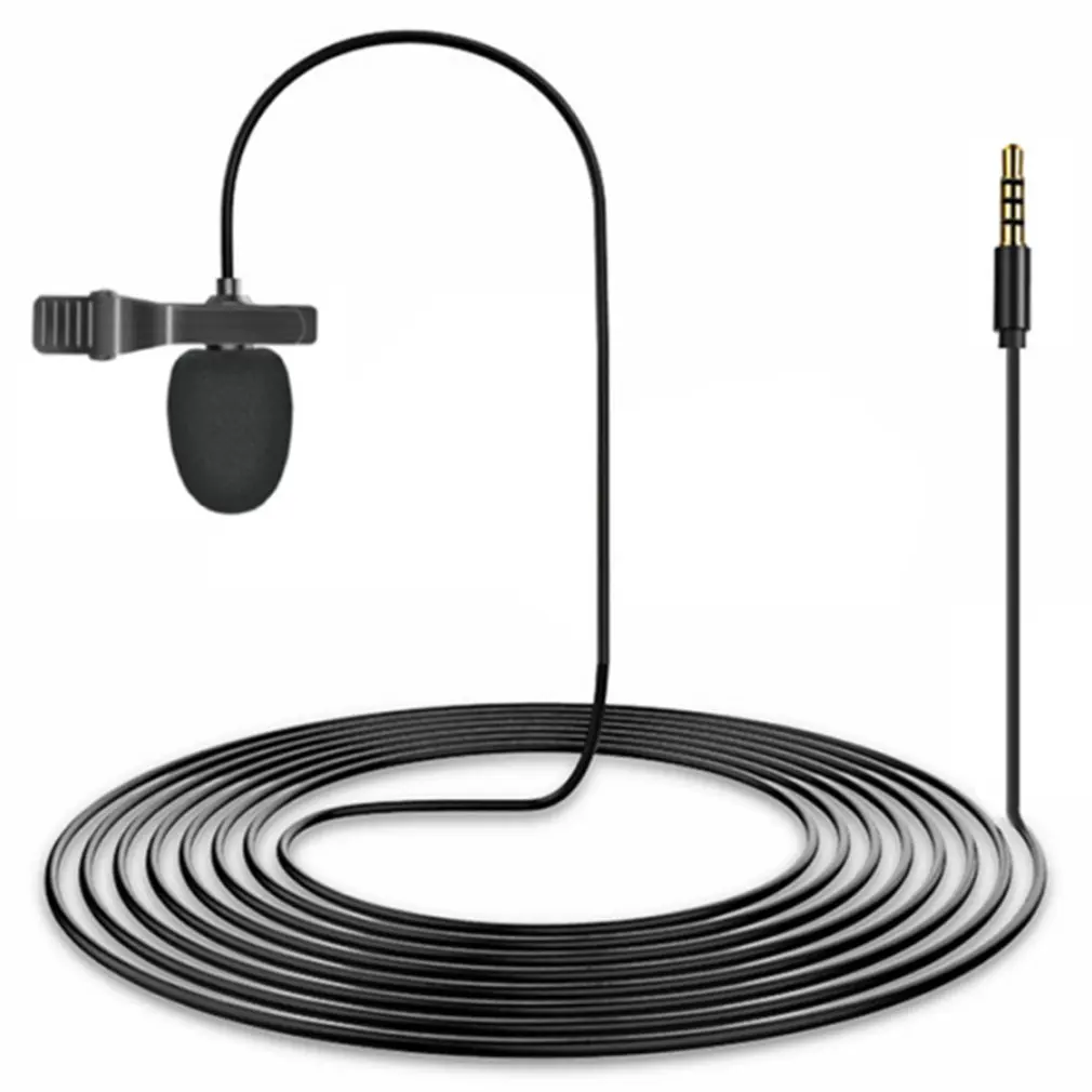 External Clip Microphone 3.5mm Hands-Free Wired Lapel Clip Microphone Lavalier Microphone Tie For Smartphones PC Recording
External Clip Microphone 3.5mm Hands-Free Wired Lapel Clip Microphone Lavalier Microphone Tie For Smartphones PC Recording