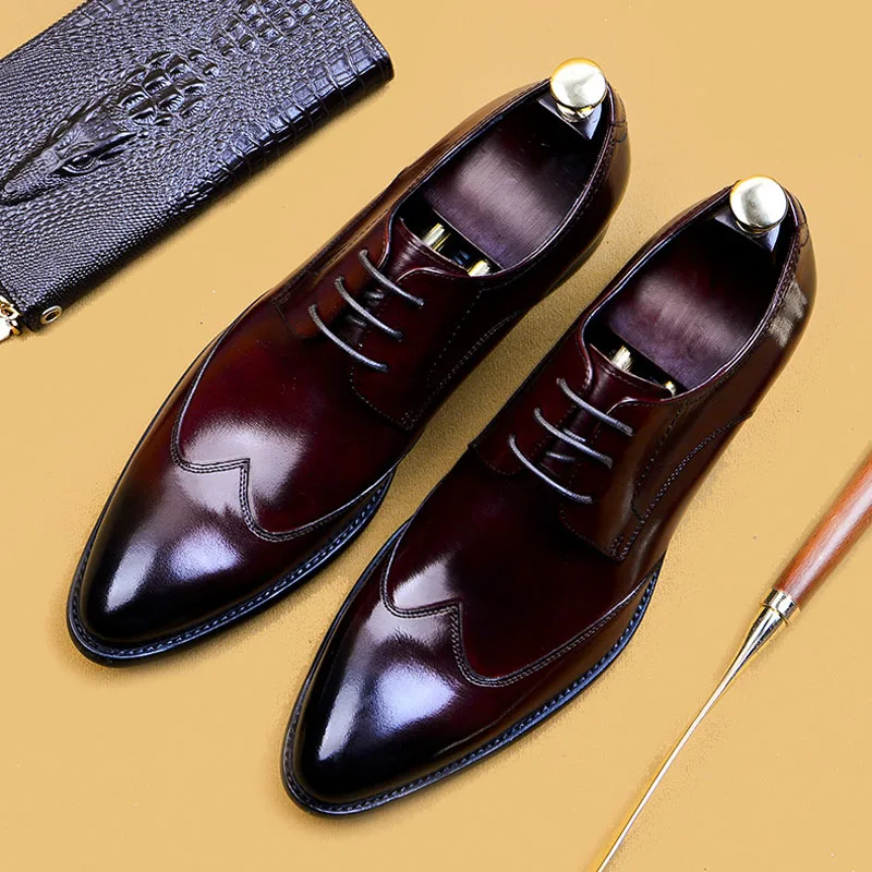 Genuine Leather Handmade Luxury Office Wedding Party Dress Shoes Men Vintage Retro Oxford Formal Business Shoes for Men A40
Genuine Leather Handmade Luxury Office Wedding Party Dress Shoes Men Vintage Retro Oxford Formal Business Shoes for Men A40