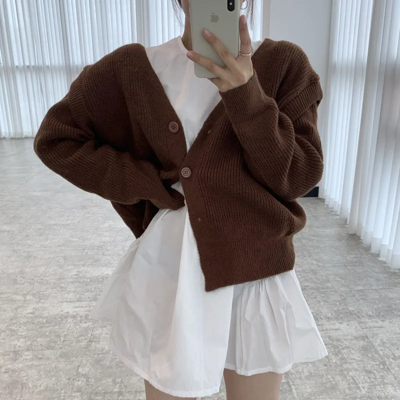 One-Piece Dress Women Fashion Chic Puff Sleeve All-Match Thin Ladies Dresses Korean Loose O-Neck Solid Spring Mini Dress 2021
One-Piece Dress Women Fashion Chic Puff Sleeve All-Match Thin Ladies Dresses Korean Loose O-Neck Solid Spring Mini Dress 2021