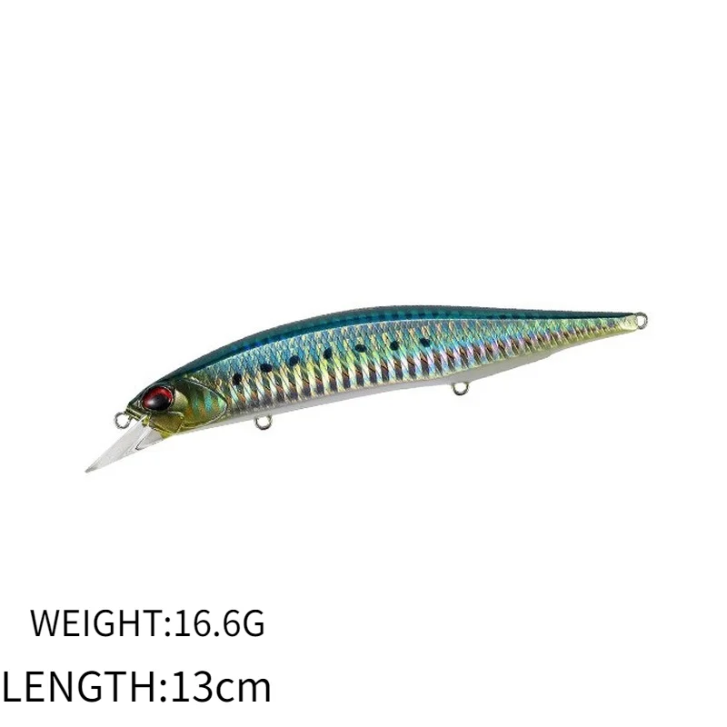 Three-hook Mino Long Shot Sea Bass Killer Big Mino Luia Bait Built-in Ball Lure Hard Bait 13cm/16.6g
Three-hook Mino Long Shot Sea Bass Killer Big Mino Luia Bait Built-in Ball Lure Hard Bait 13cm/16.6g