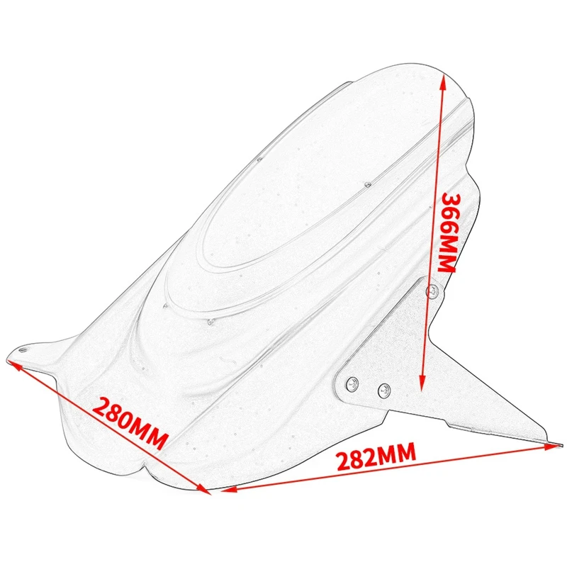 Motorcycle Rear Tire Hugger Mudguard Fender Extension Mudflap Splash Guard for Kawasaki Versys 650 2015-2020
Motorcycle Rear Tire Hugger Mudguard Fender Extension Mudflap Splash Guard for Kawasaki Versys 650 2015-2020