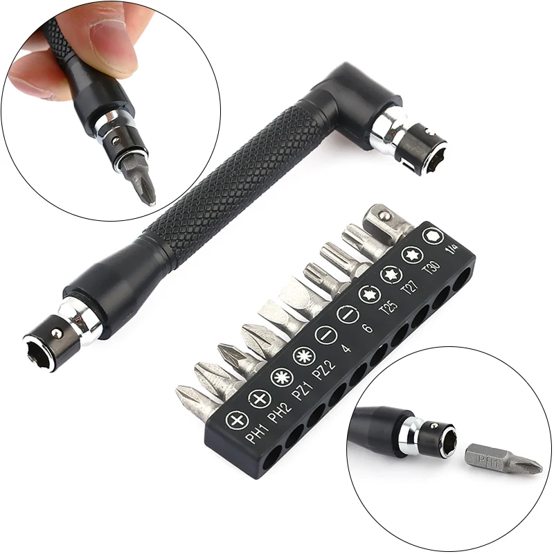 11PCS Mini L-Shape Dual Head Wrench Screwdriver Bit PH1 PH2 PZ1 PZ2 4 6 T25 T27 T30 Set Professional Precision Hand Tools Driver
11PCS Mini L-Shape Dual Head Wrench Screwdriver Bit PH1 PH2 PZ1 PZ2 4 6 T25 T27 T30 Set Professional Precision Hand Tools Driver