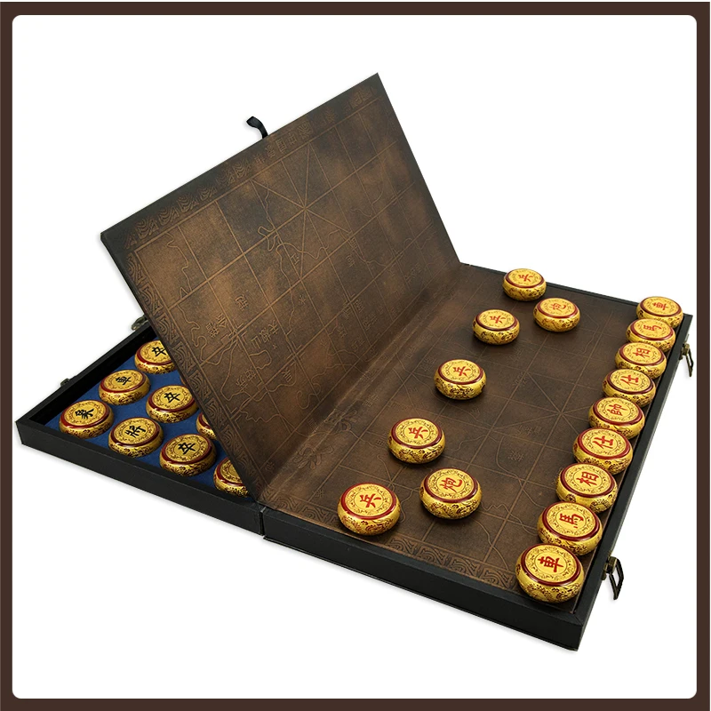 Деревянные технические Китайские профессиональные высококачественные золотые китайские шахматы, набор роскошных деревянных шахматных ко... 
Деревянные технические Китайские профессиональные высококачественные золотые китайские шахматы, набор роскошных деревянных шахматных ко...