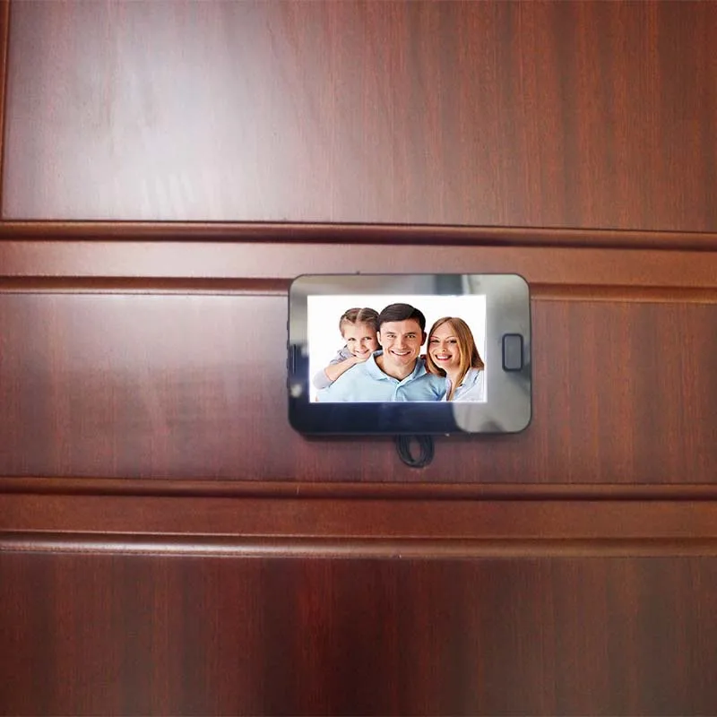 Video Peephole Door Bell Camera 4.3" Screen Watch Digtal Electronic Doorbell Video Door Viewer Video-Eye Home Security
Video Peephole Door Bell Camera 4.3" Screen Watch Digtal Electronic Doorbell Video Door Viewer Video-Eye Home Security