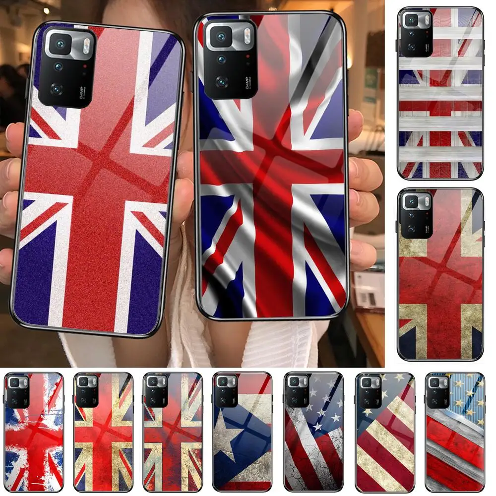 UK Flag Tempered Glass shell Phone Case For XiaoMi Redmi Note 10 9S 8 7 6 5 A 10t Pro 9T Cover Pre Cases
UK Flag Tempered Glass shell Phone Case For XiaoMi Redmi Note 10 9S 8 7 6 5 A 10t Pro 9T Cover Pre Cases