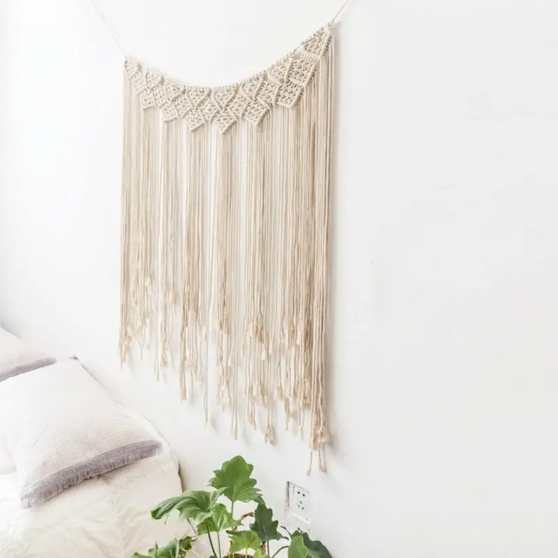 Woven Wall Hanging Blanket Decor Tapestry Bohemian Wedding Craft Handmade Banner Beautiful Comfortable
Woven Wall Hanging Blanket Decor Tapestry Bohemian Wedding Craft Handmade Banner Beautiful Comfortable