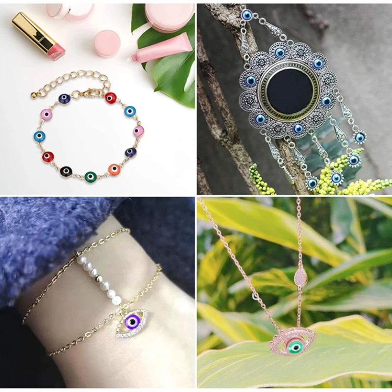 2021 New 750Pcs 8mm Round Evil Eye Beads Turkish Eye Resin Beads Charm Kit Jewelry Making 
2021 New 750Pcs 8mm Round Evil Eye Beads Turkish Eye Resin Beads Charm Kit Jewelry Making