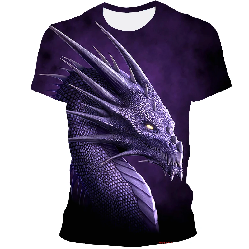 Printed T-shirt 2021 summer dragon figure element short-sleeved 3D printing casual men's and women's tops quick-drying clothing
Printed T-shirt 2021 summer dragon figure element short-sleeved 3D printing casual men's and women's tops quick-drying clothing