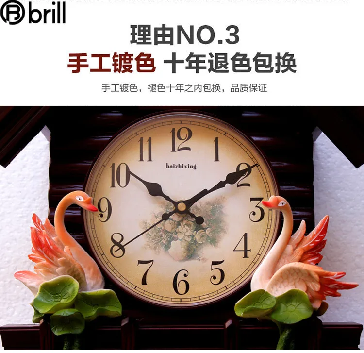 Large Cuckoo Birds Wall Clock Vintage Shabby Chic Pendulum Clock Wall Watch Mechanism Cartoon Wall Clock Kids Bedroom Cute Gift
Large Cuckoo Birds Wall Clock Vintage Shabby Chic Pendulum Clock Wall Watch Mechanism Cartoon Wall Clock Kids Bedroom Cute Gift