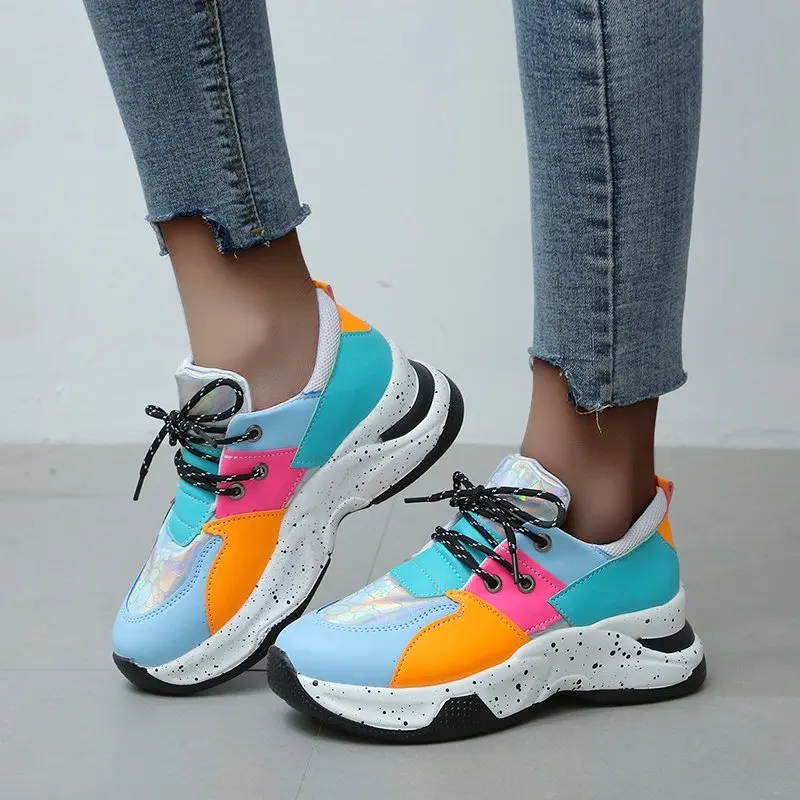 New Thick-soled Old Shoes Leopard Snake Print Color Matching Lace Up Casual Large Size Sneakers Women Size 43 Women Shoes
New Thick-soled Old Shoes Leopard Snake Print Color Matching Lace Up Casual Large Size Sneakers Women Size 43 Women Shoes