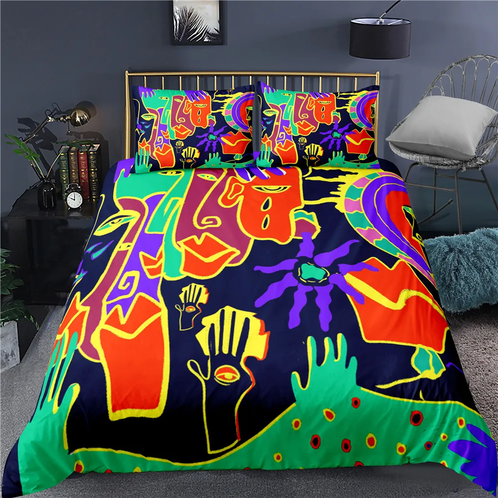 2/3 Pieces Abstract Series Bedding Set Colorful Artistic Duvet Cover Single Queen King Bed Cover Set Pillowcase(No Sheets)
2/3 Pieces Abstract Series Bedding Set Colorful Artistic Duvet Cover Single Queen King Bed Cover Set Pillowcase(No Sheets)