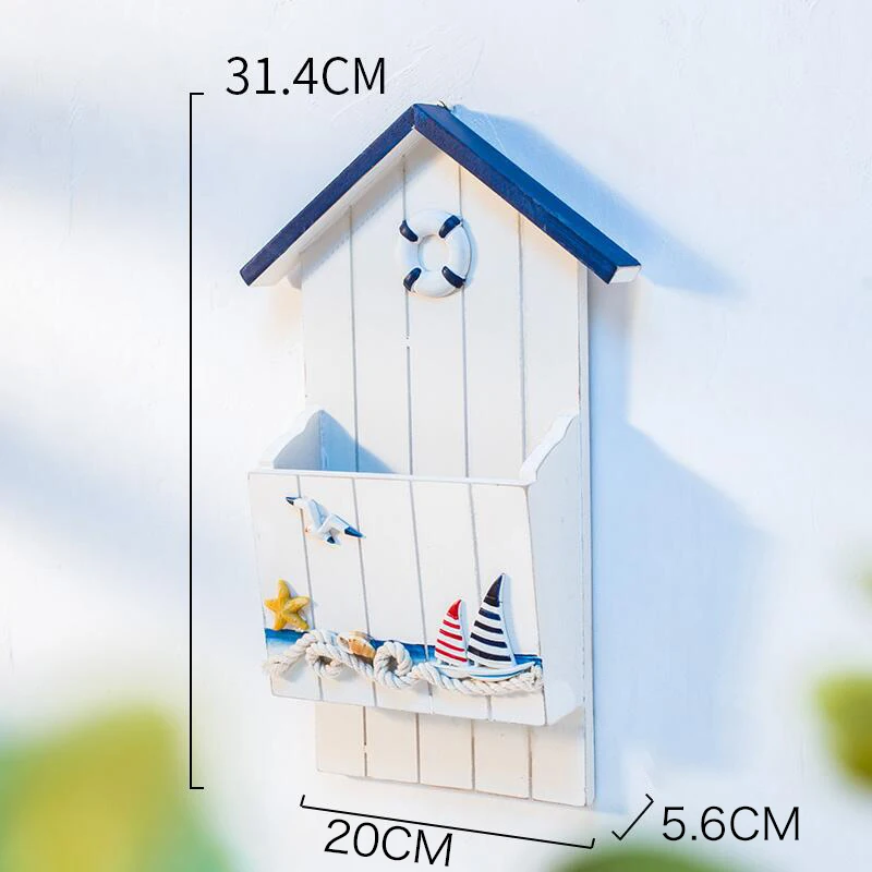 Mediterranean Porch Wall Wood Decor Marine Series Study Room Wall Hanging Pen Holder Background Wall Remote Control Storage Box
Mediterranean Porch Wall Wood Decor Marine Series Study Room Wall Hanging Pen Holder Background Wall Remote Control Storage Box