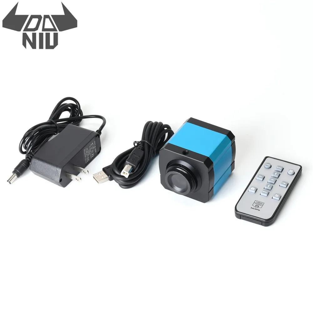 DANIU HD USB 37MP 1080P TF видео рекордер микроскоп камера с подставкой и зумом 100x C