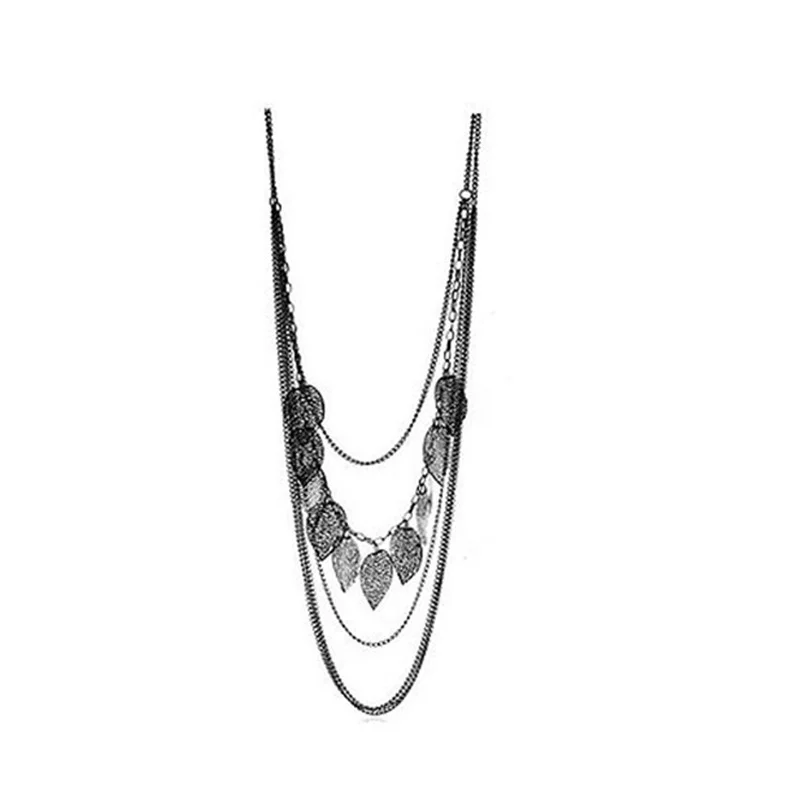Hot Selling New Arrival Silvery Light Leaf Multi-Layer Long Necklace Bohemian style sweater chain
Hot Selling New Arrival Silvery Light Leaf Multi-Layer Long Necklace Bohemian style sweater chain