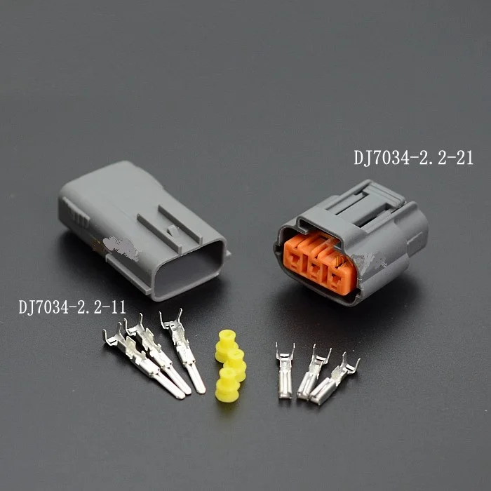 

Free shipping 200sets DJ7034-2.2-11/21 3Pin Car Electrical Wire Connectors for VW,BMW,Audi,Toyota