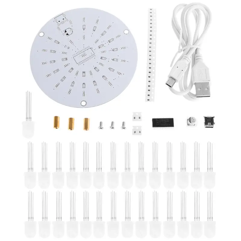 DIY Kit Touch Control RGB LED Aurora Tower Light Cube 51 SCM Electronic Diy Kits
DIY Kit Touch Control RGB LED Aurora Tower Light Cube 51 SCM Electronic Diy Kits