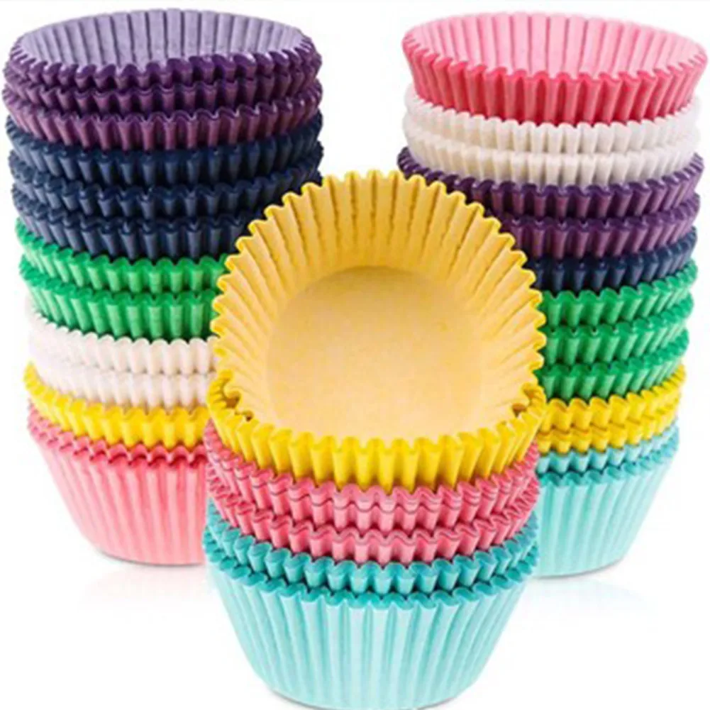 100pcs Cupcake Paper Cups Muffin Mold Non-Stick Greaseproof Box Case Molds Bakeware DIY Cake Tools
100pcs Cupcake Paper Cups Muffin Mold Non-Stick Greaseproof Box Case Molds Bakeware DIY Cake Tools