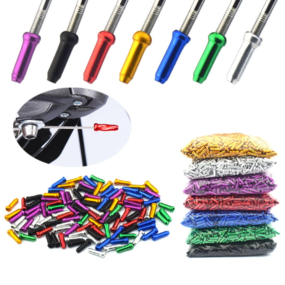 Bike Cable End Caps Aluminum Alloy Bicycle Brake Derailleur Shifter Cable End Caps Crimps Tips Housing Bicycle Parts Accessories
Bike Cable End Caps Aluminum Alloy Bicycle Brake Derailleur Shifter Cable End Caps Crimps Tips Housing Bicycle Parts Accessories