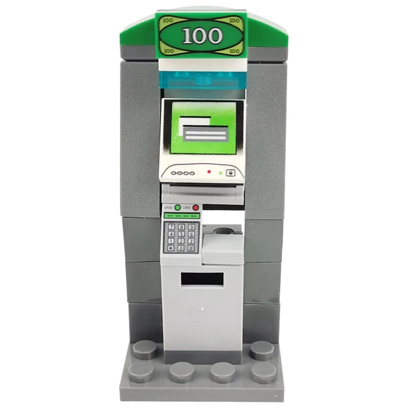 ATM Bank Blocks City Series Children Model Enlighten MOC Creative Bricks Figures Toy Locking City Series ATM Bank Blocks
ATM Bank Blocks City Series Children Model Enlighten MOC Creative Bricks Figures Toy Locking City Series ATM Bank Blocks