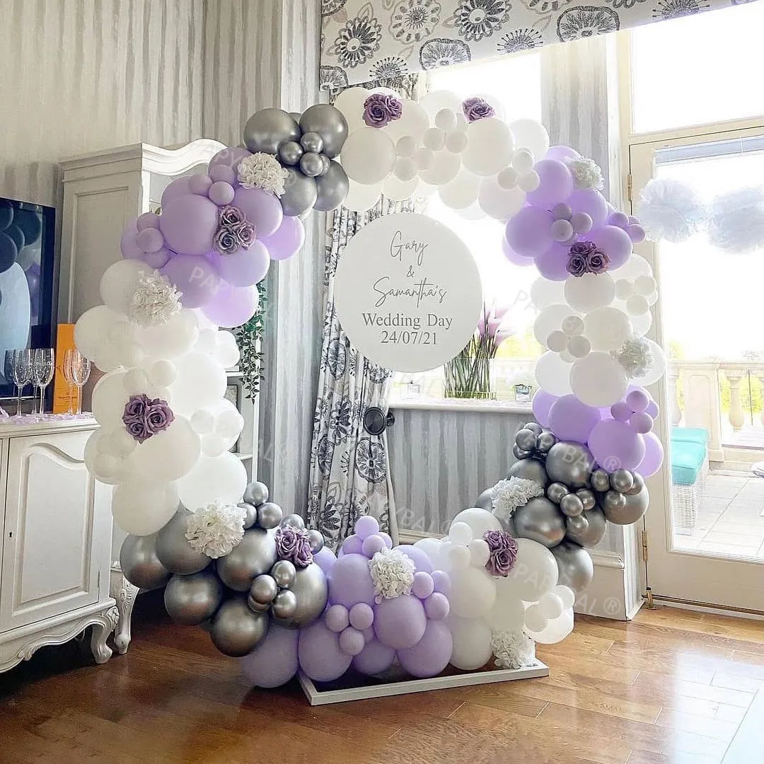 178pcs White Purple Round Garland Arch Kit Balloons Set Wedding Day Birthday Party Supplies Background Decors Balloon Globos
178pcs White Purple Round Garland Arch Kit Balloons Set Wedding Day Birthday Party Supplies Background Decors Balloon Globos