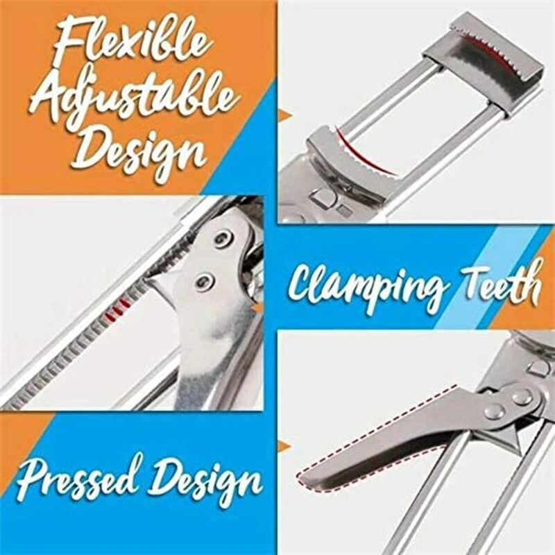 Master Opener Adjustable Jar & Bottle Opener, Adjustable Multifunctional Side Cut Opener Manual Jar Bottle Opener
Master Opener Adjustable Jar & Bottle Opener, Adjustable Multifunctional Side Cut Opener Manual Jar Bottle Opener