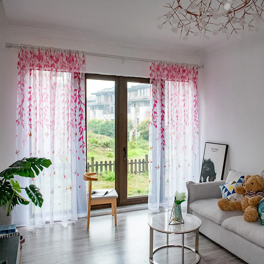 Willow Modern Tulle Curtains for Living Room Bedroom Bird Printed Voile Sheer Curtains for Window Tulle Curtains Drapes Curtain
Willow Modern Tulle Curtains for Living Room Bedroom Bird Printed Voile Sheer Curtains for Window Tulle Curtains Drapes Curtain
