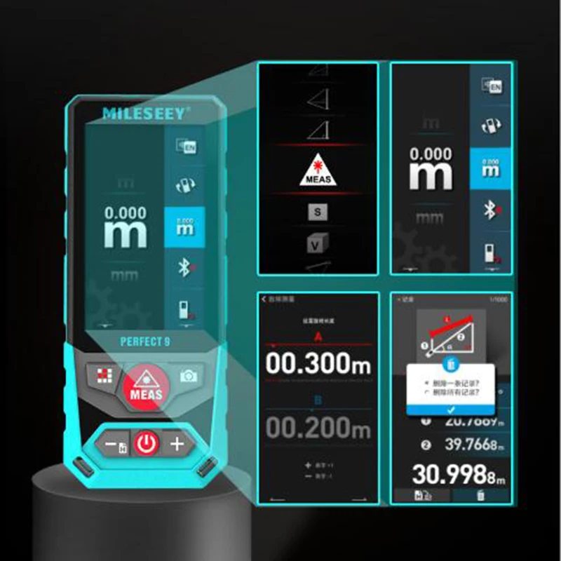 

Mileseey 300 м лазерный дальномер изображения P9 Открытый Ручной Инфракрасный измерительный инструмент украшение здания измерительный инструме...