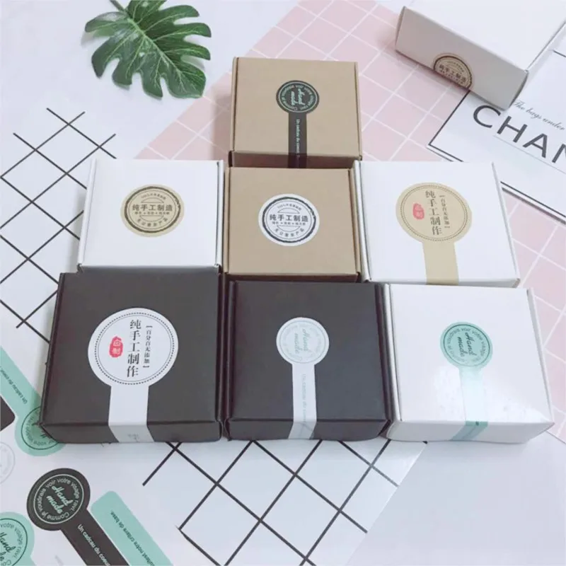 100pcs/lot 3 Colros Kraft Paper Carton Square Case Handmade Soap Packing Kraft Package Soap Holder Black Card Aircraft Case
100pcs/lot 3 Colros Kraft Paper Carton Square Case Handmade Soap Packing Kraft Package Soap Holder Black Card Aircraft Case