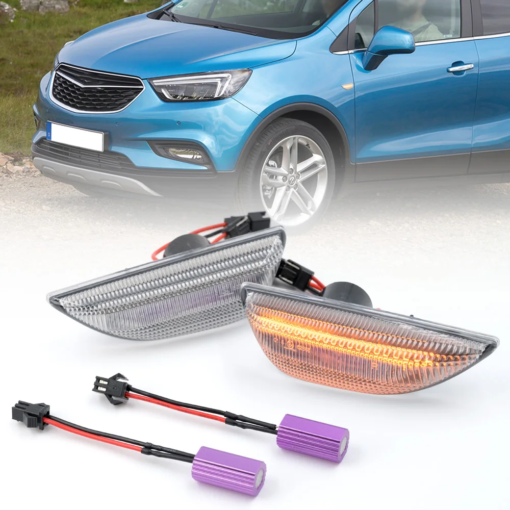 Amber LED Turn Signal Side Marker Light For For Opel Mokka X 2012-2019 Chevrolet Trax 2013-2019 Auto Accessory Lamp
Amber LED Turn Signal Side Marker Light For For Opel Mokka X 2012-2019 Chevrolet Trax 2013-2019 Auto Accessory Lamp