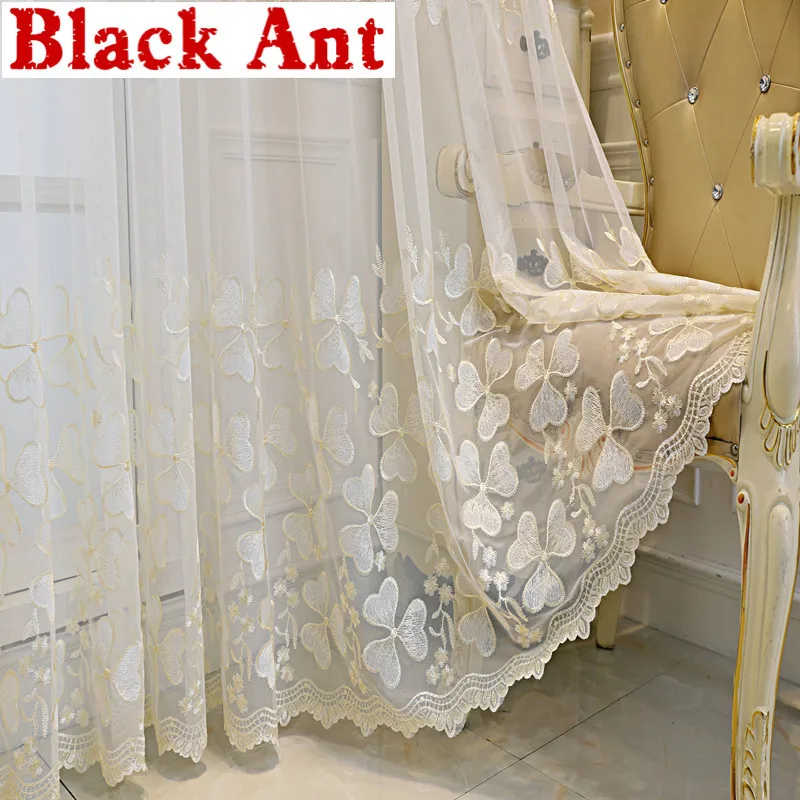 Three Leaves Floral Sheer Curtain For Living Room Romatic Window Screen Bay Gauze Anti-Mosquito Window Drapes Pastoral X-ZH353
Three Leaves Floral Sheer Curtain For Living Room Romatic Window Screen Bay Gauze Anti-Mosquito Window Drapes Pastoral X-ZH353