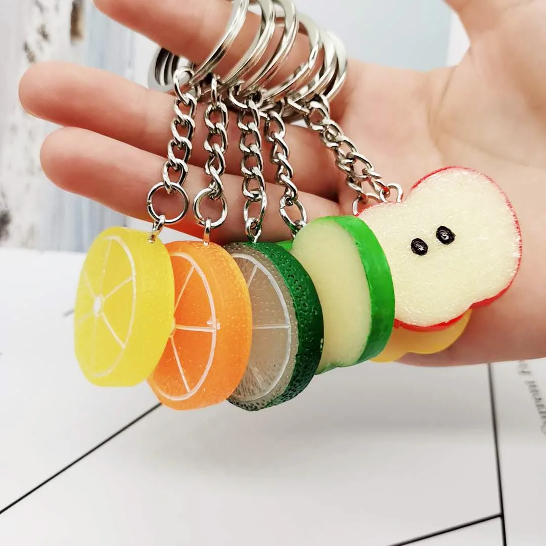 New Lemon Apple KeyChain Car Pendant Resin Accessories Gift Wholesale Simulation Fruit Keycahin Small Pendant Jewelry K2437
New Lemon Apple KeyChain Car Pendant Resin Accessories Gift Wholesale Simulation Fruit Keycahin Small Pendant Jewelry K2437