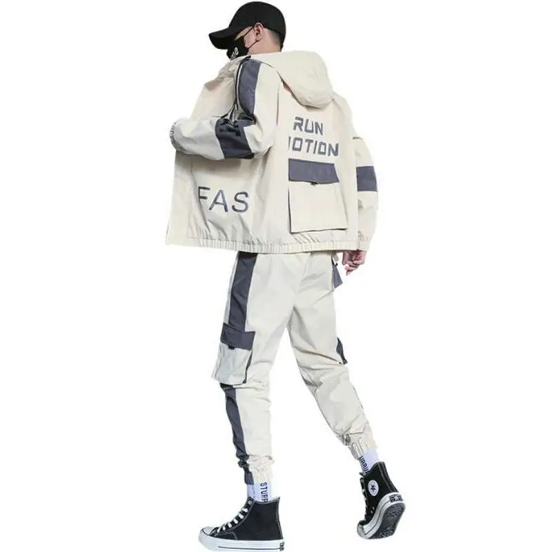 2021 Men Fashion Tracksuit Spring Autumn 2PC Sweatshirt +Sweatpants Tracksuit Set Men New Patchwork Slim Fit Sweat Suits 
2021 Men Fashion Tracksuit Spring Autumn 2PC Sweatshirt +Sweatpants Tracksuit Set Men New Patchwork Slim Fit Sweat Suits