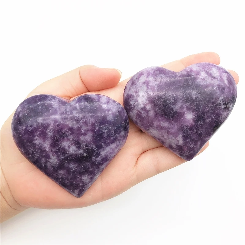 Beautiful 1PC Big Natural Lepidolite Purple Mica Quartz Crystal Polished Heart Shaped Stones Specimen Healing Natural Quartz
Beautiful 1PC Big Natural Lepidolite Purple Mica Quartz Crystal Polished Heart Shaped Stones Specimen Healing Natural Quartz