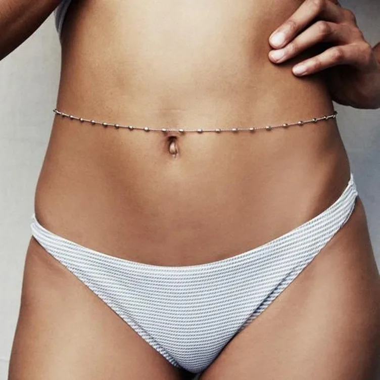 European and American simple jewelry with copper bead chain simple waist chain summer casual body clothing accessories for women
European and American simple jewelry with copper bead chain simple waist chain summer casual body clothing accessories for women