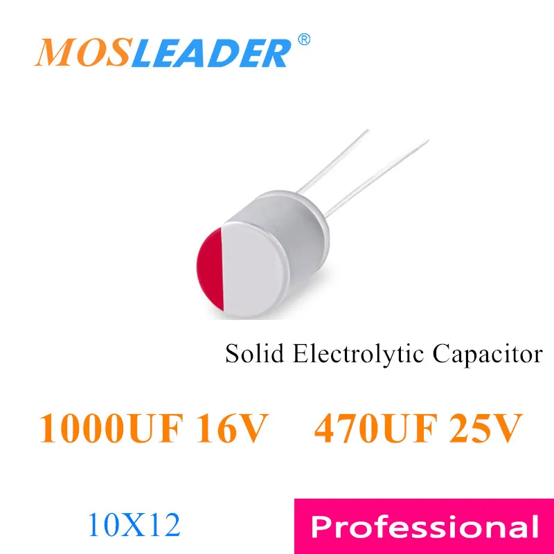 Mosleader 500pcs 10*12 1000UF 16V 470UF 25V 10x12 DIP Solid Electrolytic Capacitor Chinese Solid Capacitor High quality
Mosleader 500pcs 10*12 1000UF 16V 470UF 25V 10x12 DIP Solid Electrolytic Capacitor Chinese Solid Capacitor High quality