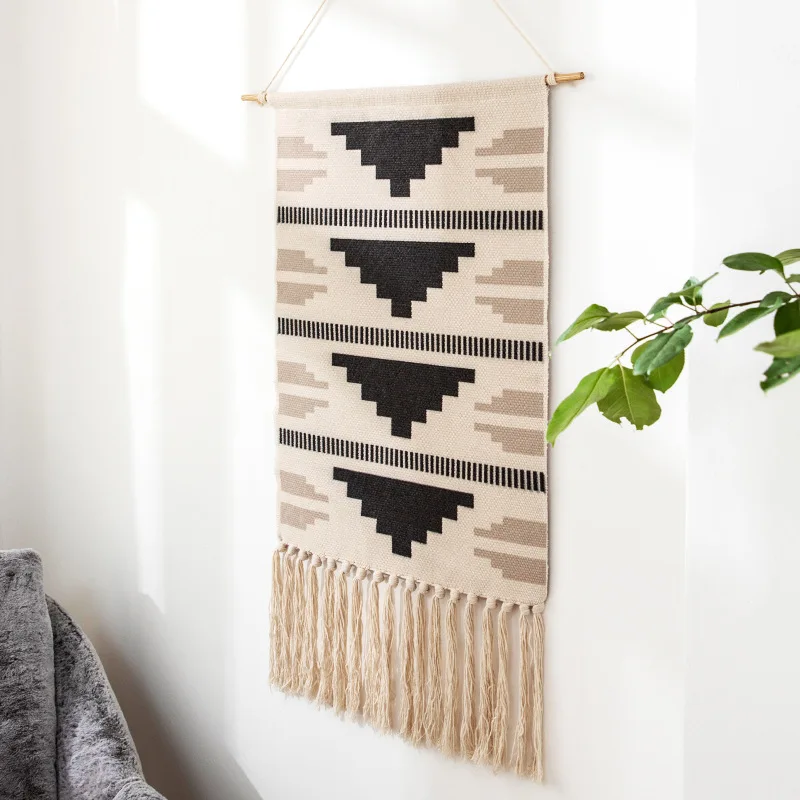Northern Europe Bohemian Tassel Wall Hanging Home Handmade Knitting Tapestry Wall Cloth Plant Meter Shelter Cloth Art Ornaments
Northern Europe Bohemian Tassel Wall Hanging Home Handmade Knitting Tapestry Wall Cloth Plant Meter Shelter Cloth Art Ornaments