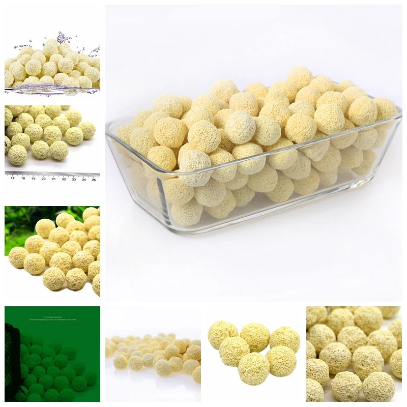 New Bio Balls 10PcsAquarium Porous Ceramic Filter Media Net Bag Biological Ball Fish Tank Aquarium Supplies
New Bio Balls 10PcsAquarium Porous Ceramic Filter Media Net Bag Biological Ball Fish Tank Aquarium Supplies