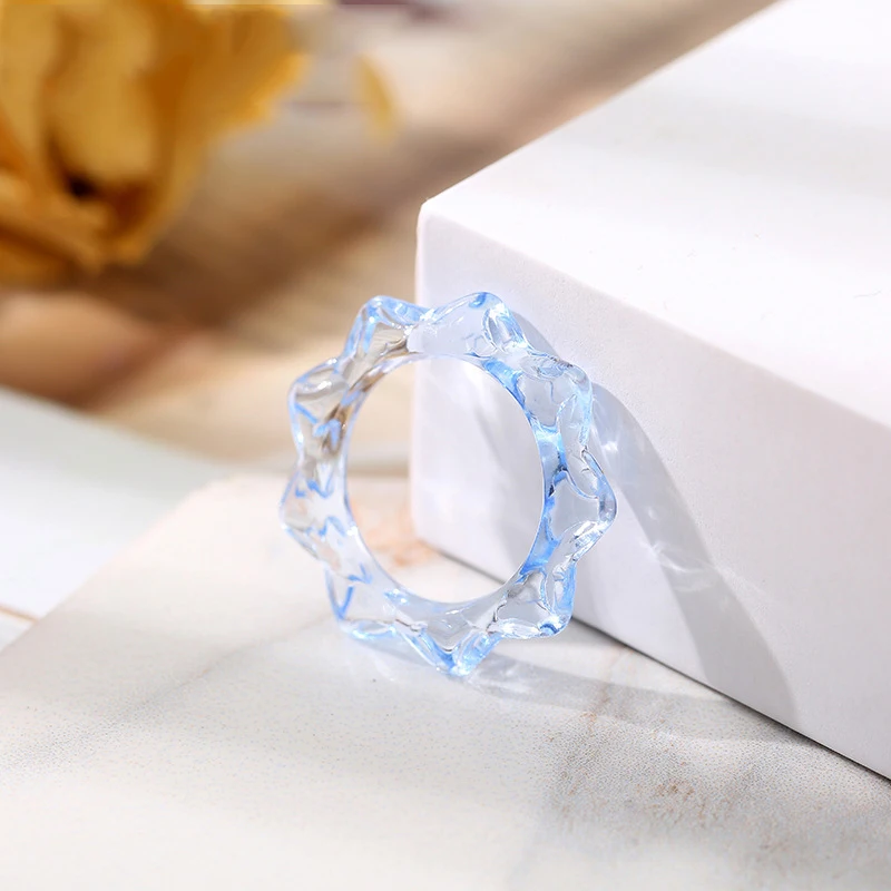 Retro New Korea Chic Transparent Aesthetic ring Colorful Minimalist Acrylic Resin Thin Ring for Women Jewelry Party Gifts
Retro New Korea Chic Transparent Aesthetic ring Colorful Minimalist Acrylic Resin Thin Ring for Women Jewelry Party Gifts