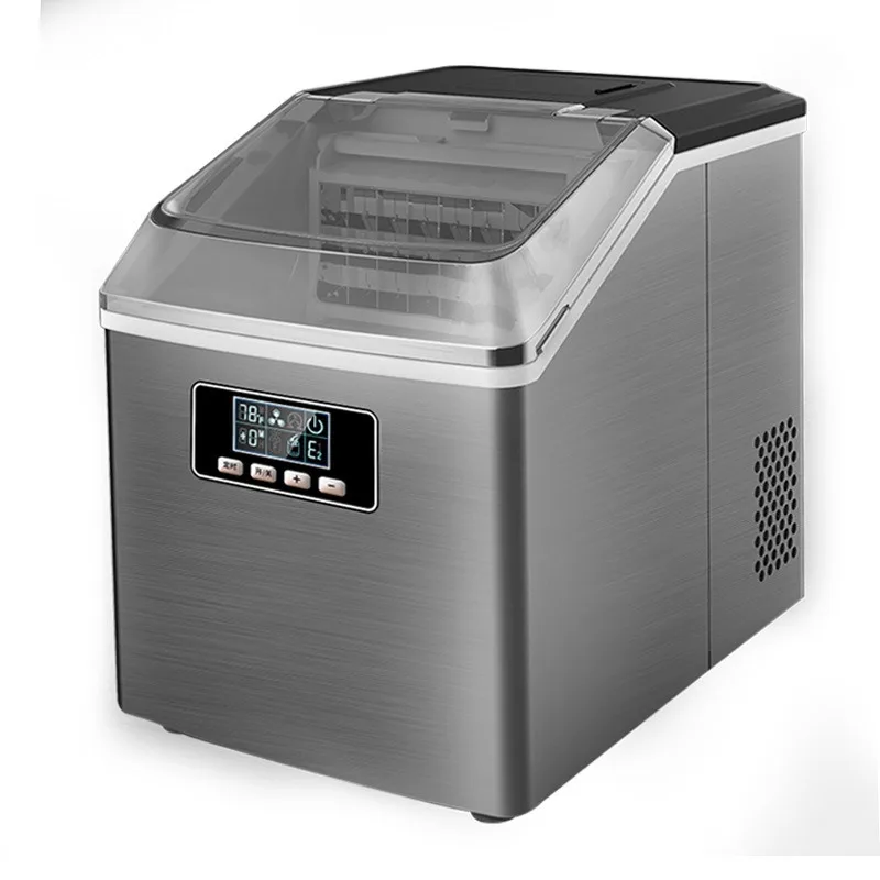 

25kg Ice Maker HZB-20G-C/HZB-20F Commercial Milk Tea Shop Small Home Bar Ice Cube Making Machine Quick Ice Maker 220v