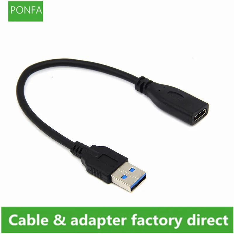 High Speed USB 3.1 Type C Female to USB 3.0 Male Port Cable Adapter USB-C to USB3.0 Type-A Connector 0.2m/20cm
High Speed USB 3.1 Type C Female to USB 3.0 Male Port Cable Adapter USB-C to USB3.0 Type-A Connector 0.2m/20cm