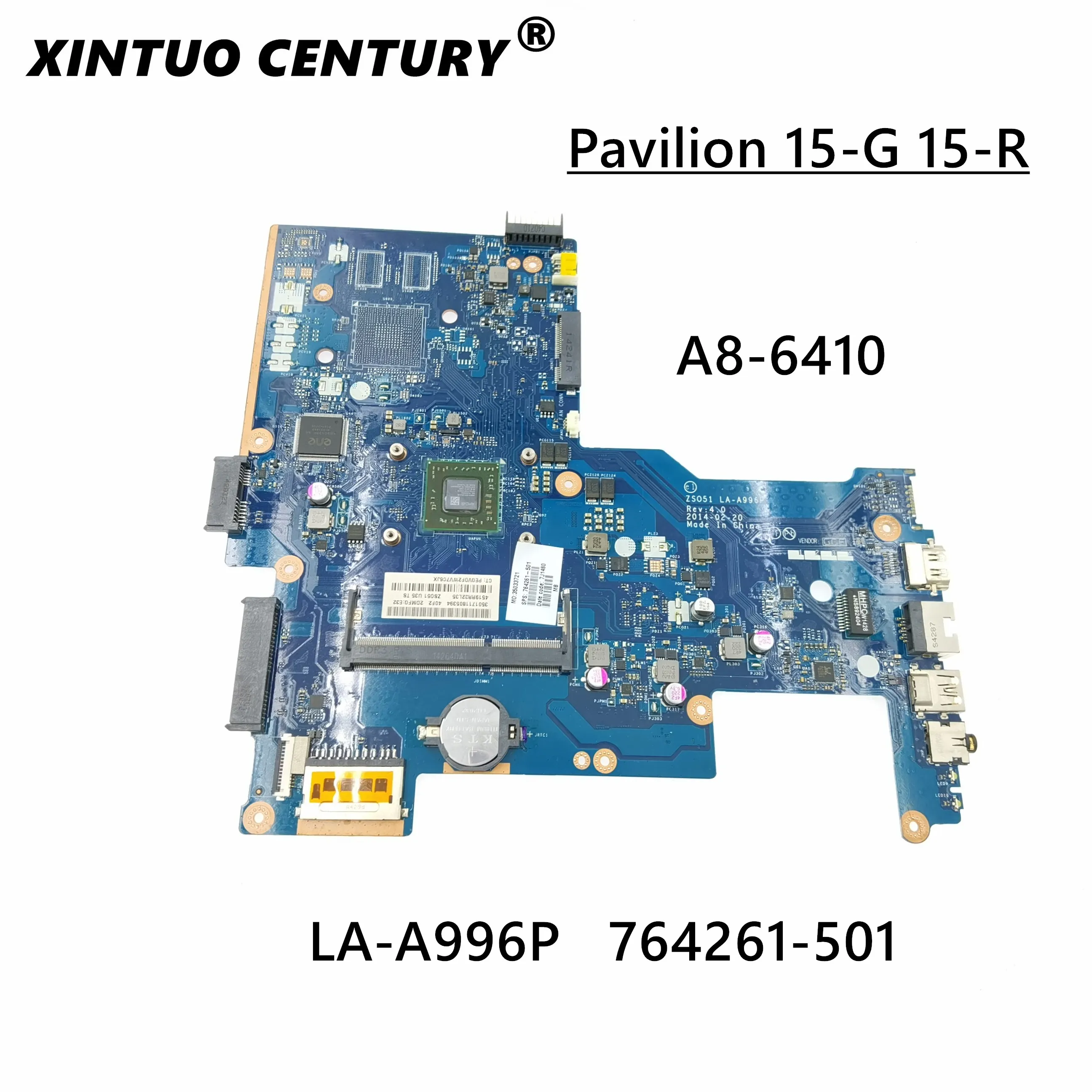 For HP pavilion 15-G 15-R notebook motherboard 764261-001 764261-501 ZSO51 LA-A996P with A8-6410 100% fully Tested
For HP pavilion 15-G 15-R notebook motherboard 764261-001 764261-501 ZSO51 LA-A996P with A8-6410 100% fully Tested
