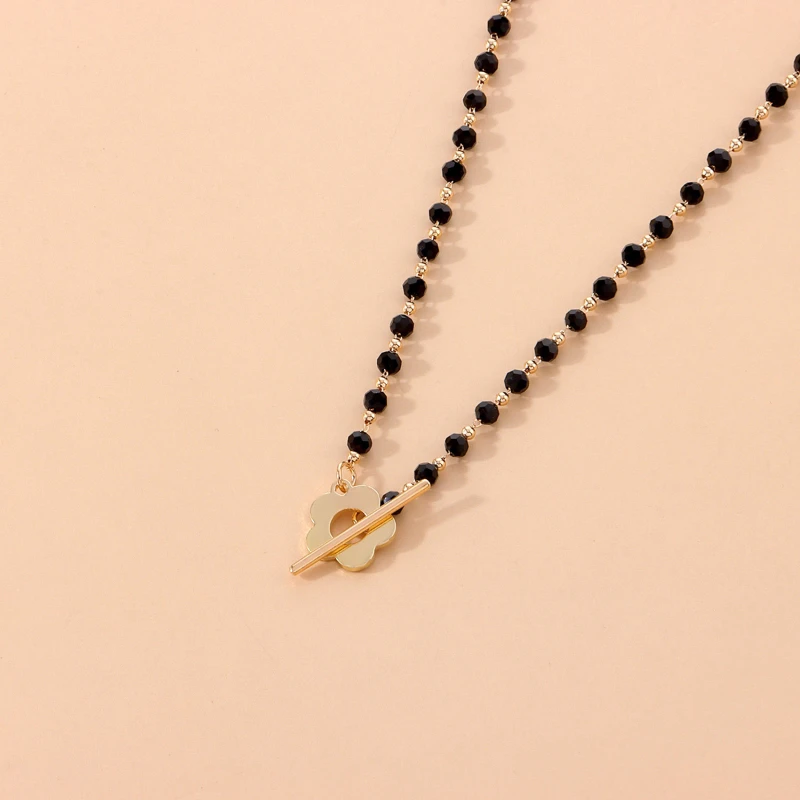 Fashion Luxury Black Crystal Glass Bead Chain Choker Necklace For Women Flower Lariat Lock Collar Necklace Jewelry Party Charm
Fashion Luxury Black Crystal Glass Bead Chain Choker Necklace For Women Flower Lariat Lock Collar Necklace Jewelry Party Charm