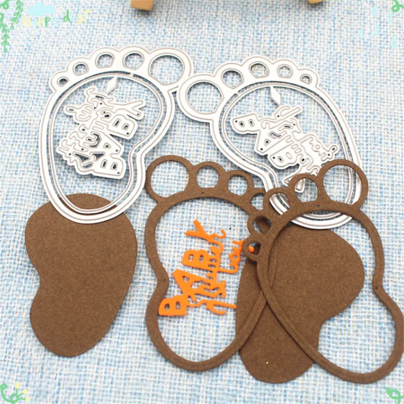 2Pcs/Lot Cute Foot Letters Metal Cutting Dies Stencil Die Cut Scrapbooking Craft Stamps DIY Album Embossing Cards Decorative
2Pcs/Lot Cute Foot Letters Metal Cutting Dies Stencil Die Cut Scrapbooking Craft Stamps DIY Album Embossing Cards Decorative