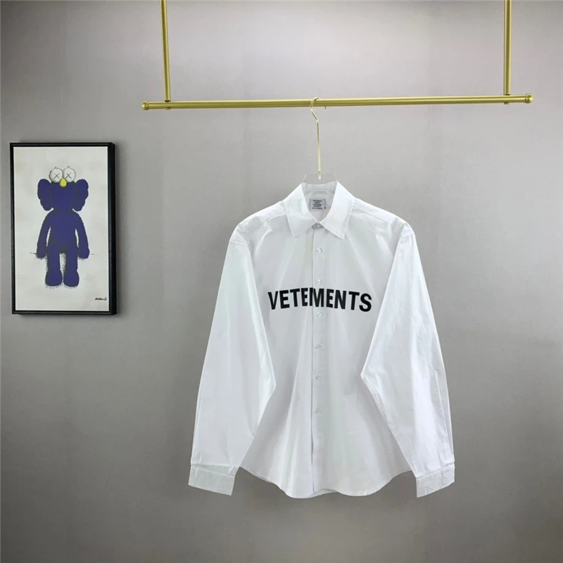 Oversized Vetements Shirts Men Women 1:1 High Quality Front White Big Vetements Logo Shirts Casual Black VTM Blouse
Oversized Vetements Shirts Men Women 1:1 High Quality Front White Big Vetements Logo Shirts Casual Black VTM Blouse
