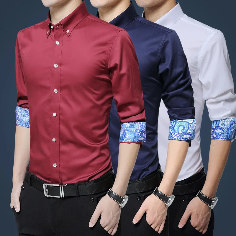 Plus Size 5XL Mens Shirts Fashion 2021 Print Collar Cuff Long Sleeve Shirt Men Brand Turn Down Collar Camisa Social Male
Plus Size 5XL Mens Shirts Fashion 2021 Print Collar Cuff Long Sleeve Shirt Men Brand Turn Down Collar Camisa Social Male