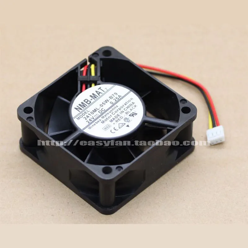 Original NMB 2410ML-05W-B79 6025 6cm 24V 0.25A stop alarm frequency converter fan 60x60x25mm cooling fan cooler
Original NMB 2410ML-05W-B79 6025 6cm 24V 0.25A stop alarm frequency converter fan 60x60x25mm cooling fan cooler