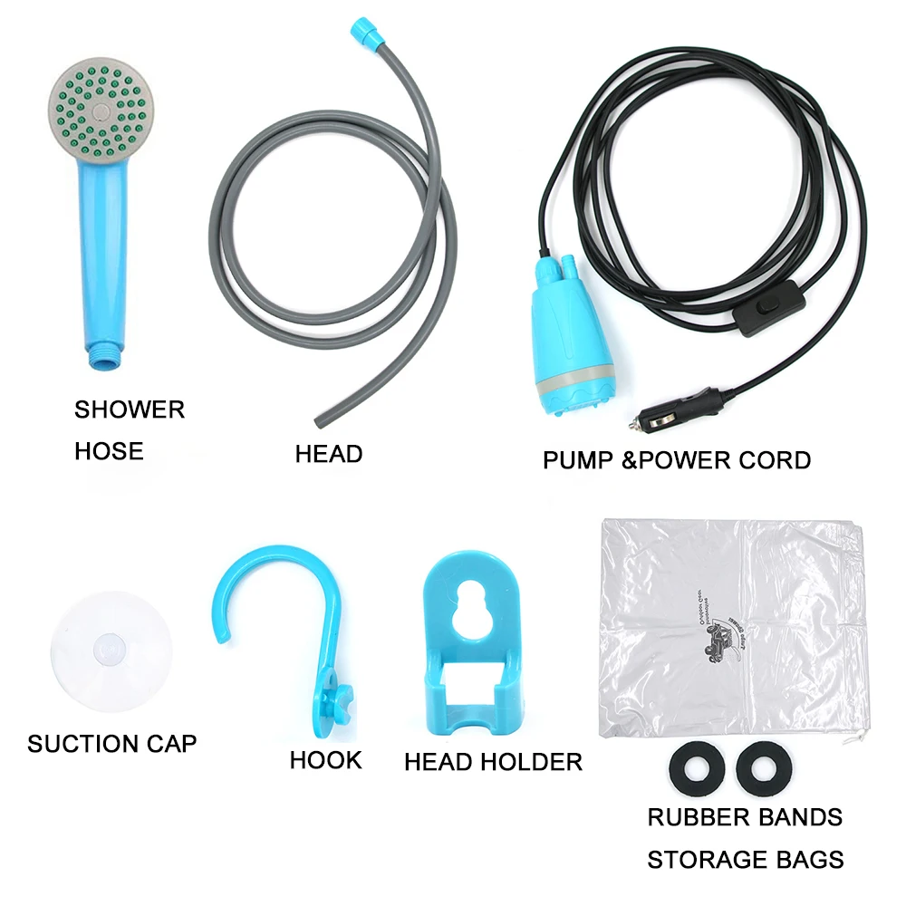 12V Portable Car Washer Camping Shower High Pressure Washing Machine Car Shower Washer Electric Water Pump Travel Set
12V Portable Car Washer Camping Shower High Pressure Washing Machine Car Shower Washer Electric Water Pump Travel Set