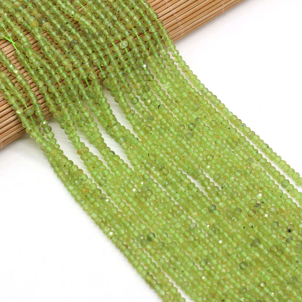 Hot Natural Faceted Olivine Stone Loose Beads Making for DIY Jewelry Bracelet Necklace Accessory Women Trendy Gift Size 3x4mm
Hot Natural Faceted Olivine Stone Loose Beads Making for DIY Jewelry Bracelet Necklace Accessory Women Trendy Gift Size 3x4mm