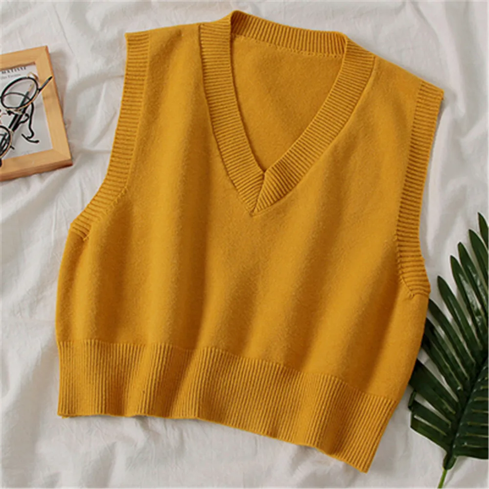 Fashion Autumn Women Sweater 2021 Korean Womens Elegant Student V-neck Pullover Loose Casual Knitting Tops Outerwear Vest PZ3410
Fashion Autumn Women Sweater 2021 Korean Womens Elegant Student V-neck Pullover Loose Casual Knitting Tops Outerwear Vest PZ3410