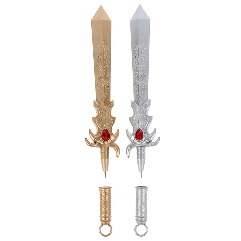Шариковая ручка в форме лезвия меча для мальчиков школьные и офисные рекламные